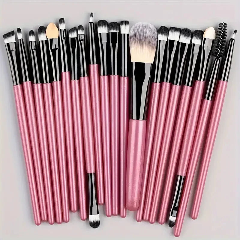 Makeup Brushes Set Premium Synthetic Kabuki Foundation Concealers Powder Blush Blending Face Eye Shadows Brush Set
