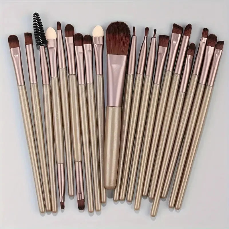 Makeup Brushes Set Premium Synthetic Kabuki Foundation Concealers Powder Blush Blending Face Eye Shadows Brush Set