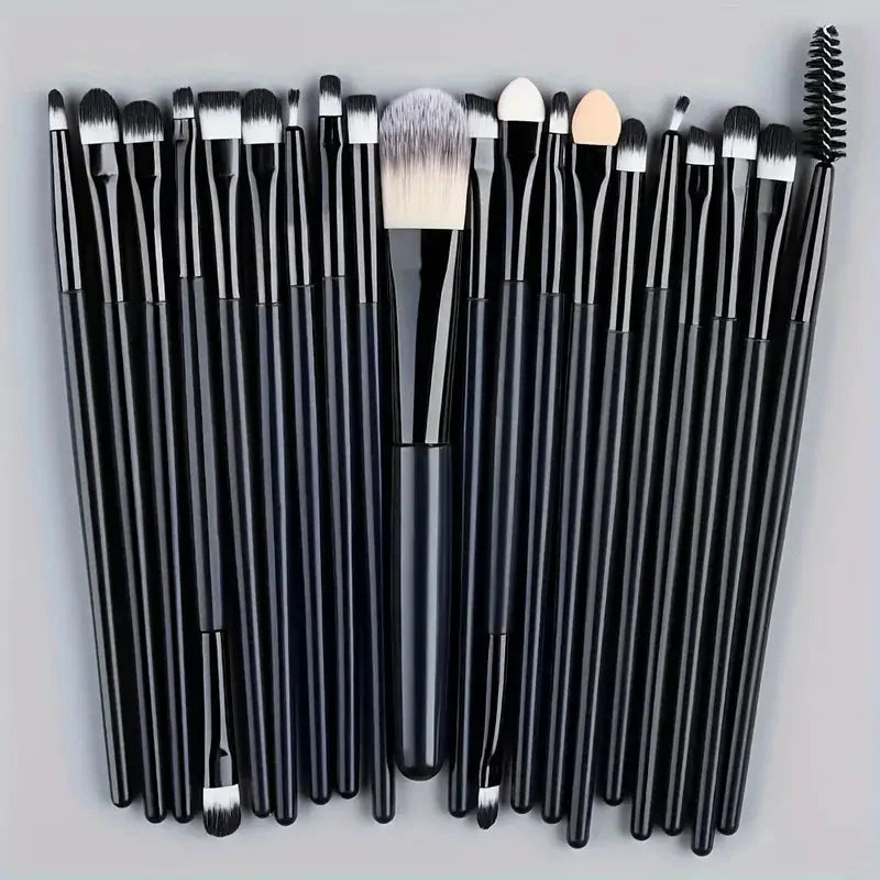 Makeup Brushes Set Premium Synthetic Kabuki Foundation Concealers Powder Blush Blending Face Eye Shadows Brush Set