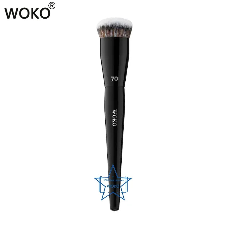 70 Pro Big Foundation Brush Cream Foundation Makeup Brush Chubby Professional Synthetic Hair Face Contour Foundation Makeup Tool
