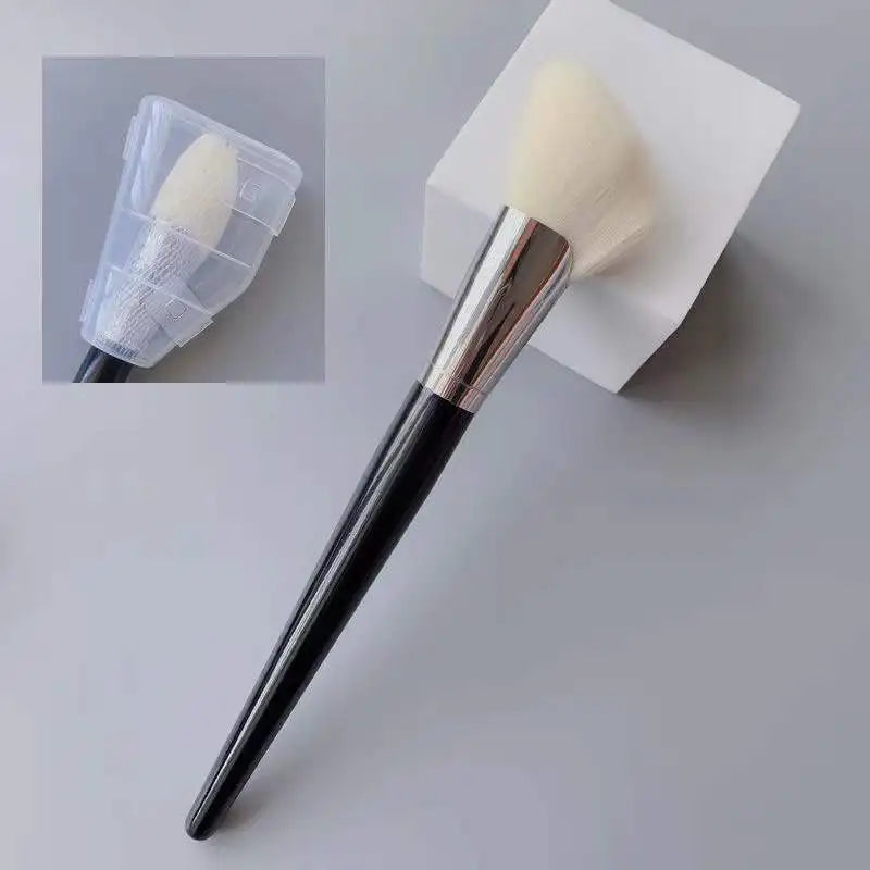 LOYBJ Face Contour Makeup Brushes Fan-shaped Professional Powder Blush Highlighter Bronzer V Face Silhouette Cosmetic Brush Tool
