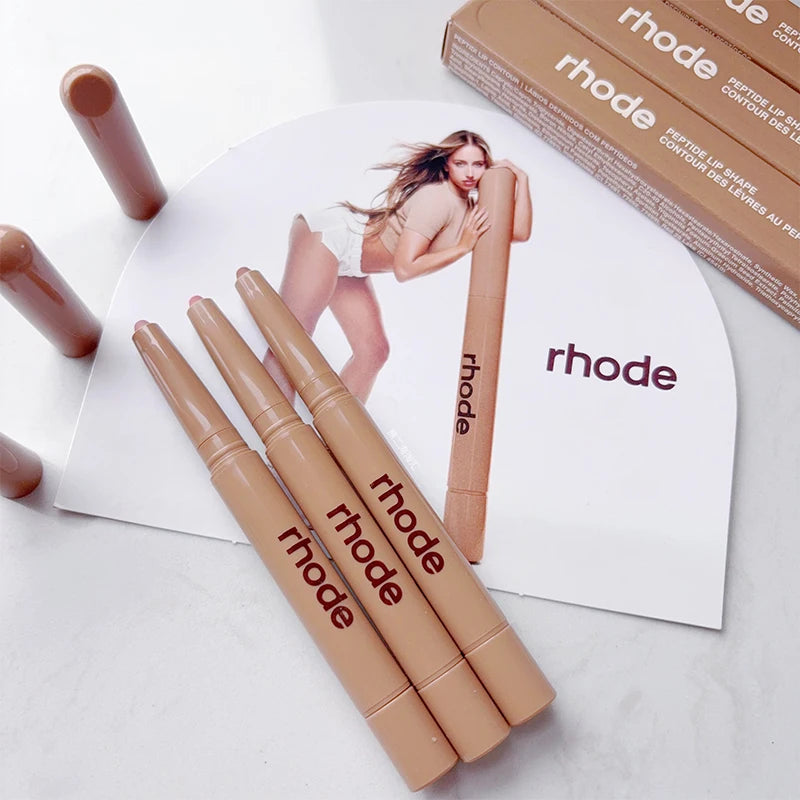 Skin Peptide Lip Shape Pen Lip Liner Long Lasting Lip Tint Pencil Pen Makeup Lipstick Powder Blusher Gloss Rouge Makeup