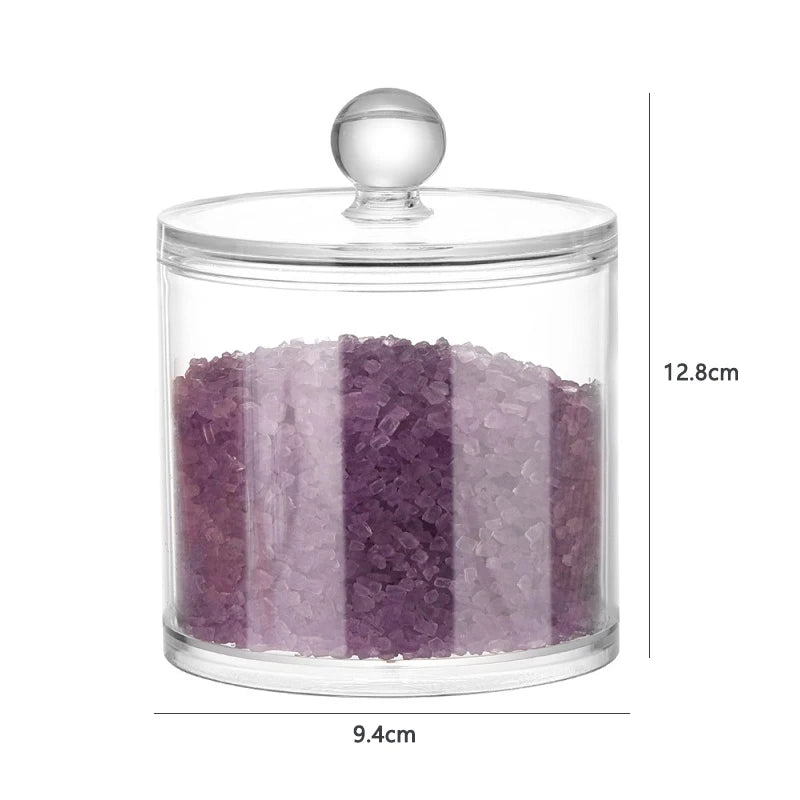 Makeup Cotton Pad Organizer Bathroom Storage Box For Cotton Swabs Cosmetics Jewelry Makeup Remover Pad Container