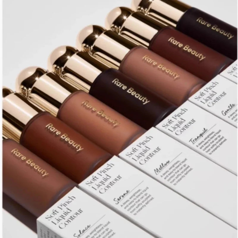 Rose Brown Liquid Contour Blush Cream Eyes Blusher Waterproof Mositure Face Contour Shadow Blusher Liquid blusher Plump Makeup