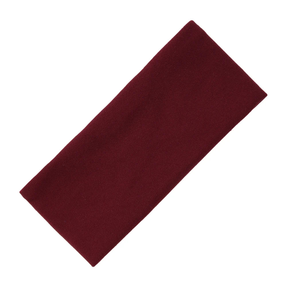 Autumn Winter Solid Color Baby Headbands Woman Girls Soft Elastic Yoga Hairbands Bandanas Kids Classic Thick Hair Accessories