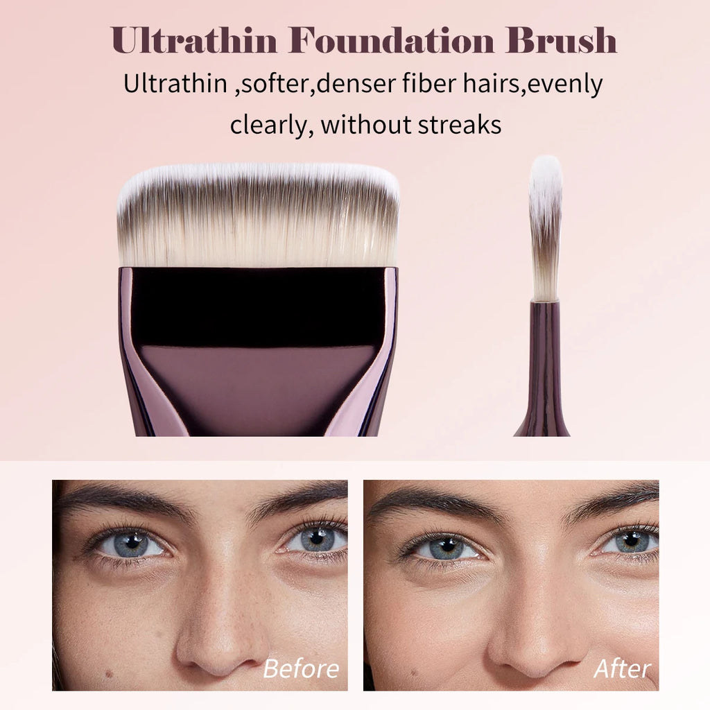 MAANGE Professional Foundation Makeup Brushes Soft Dense Hair for Blending Liquid, Cream Flawless Powder Makeup Beauty Tools