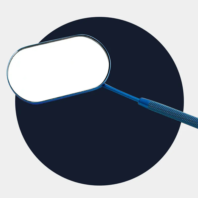 1PC Multi Colors Oval Grafted Lash Mirror Stainless Steel Multifunction Checking Mirror Eyelashes Extension Makeup Tool