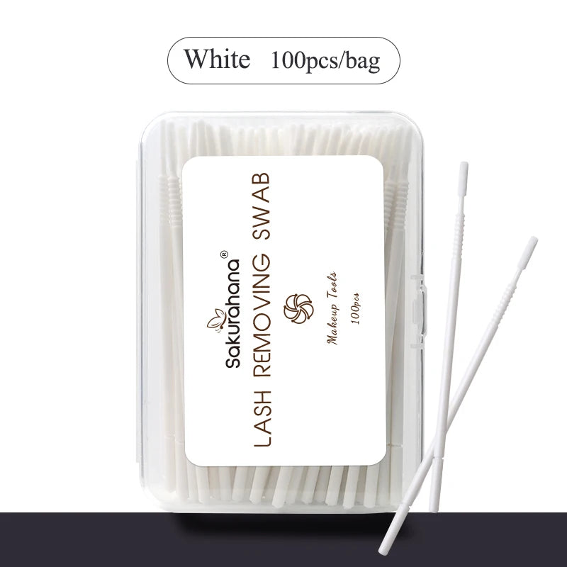SAKURAHANA 100PCS Disposable Microbrush Spiral Handle Mascara Wands Applicator Lashes Brushes Eyelash Extension Makeup Tools