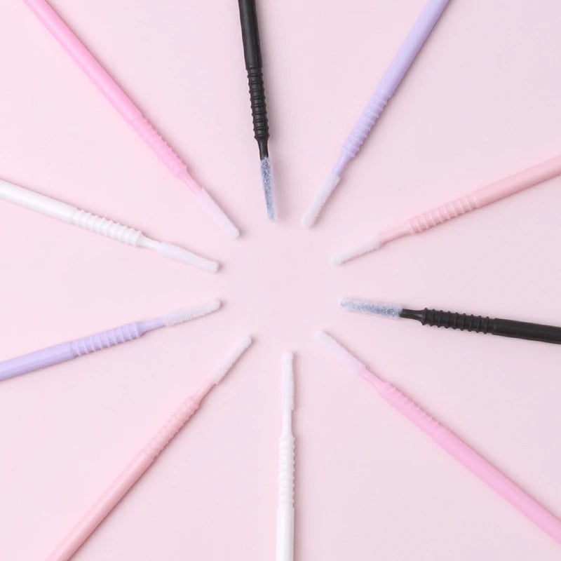 SAKURAHANA 100PCS Disposable Microbrush Spiral Handle Mascara Wands Applicator Lashes Brushes Eyelash Extension Makeup Tools