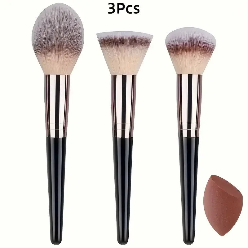 3-20PCS Makeup Brushes Set Soft Fluffy Eyeshadow Foundation Concealer Blending Blush Brush Kabuki Professional Women Beauty Tool