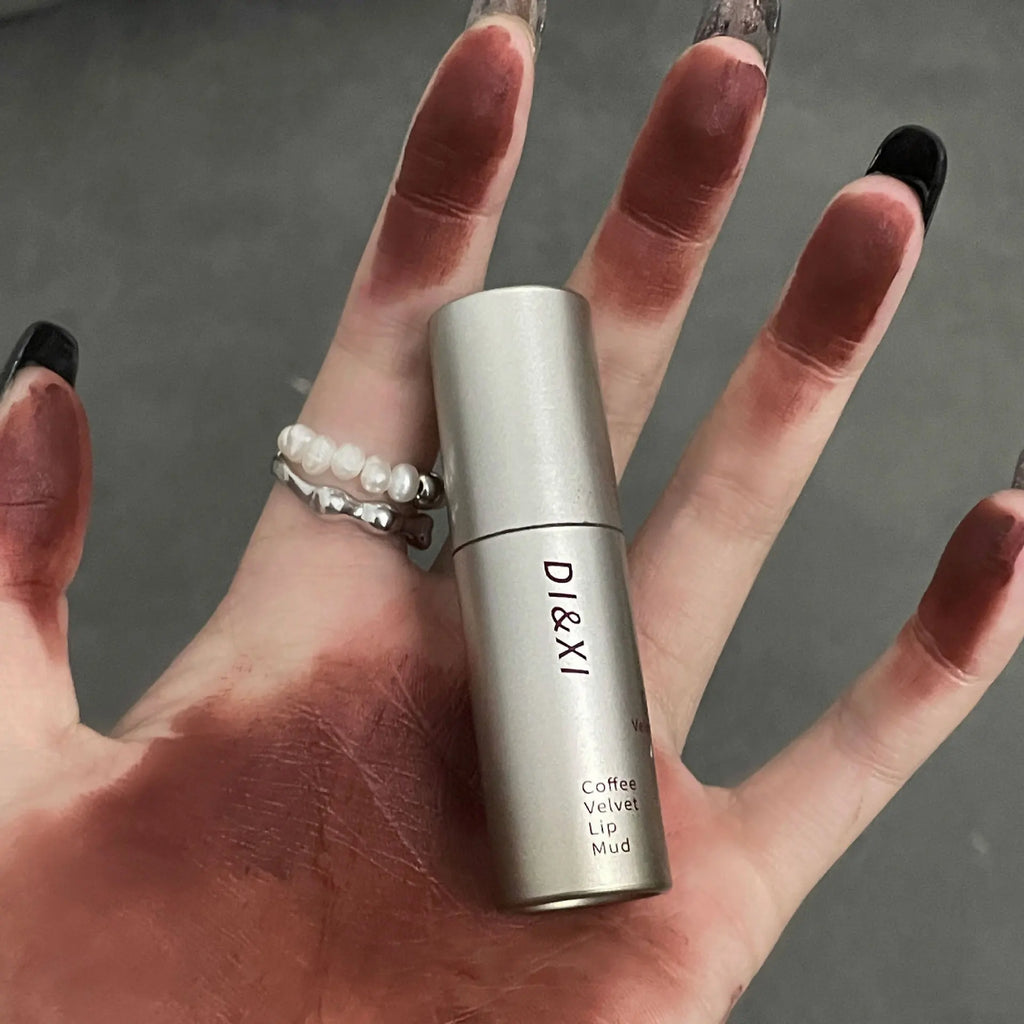 6 Color Nude Brown Lip Glaze Matte Chocolate Liquid Lipstick Long Lasting Waterproof Velvet Nude Lip Mud Pigment Korean Makeup