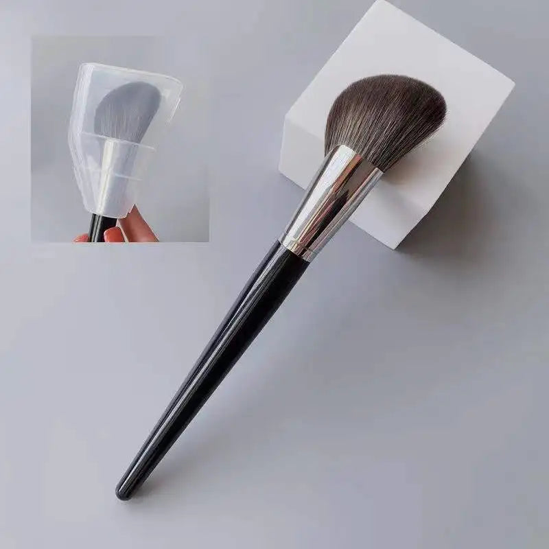LOYBJ Face Contour Makeup Brushes Fan-shaped Professional Powder Blush Highlighter Bronzer V Face Silhouette Cosmetic Brush Tool