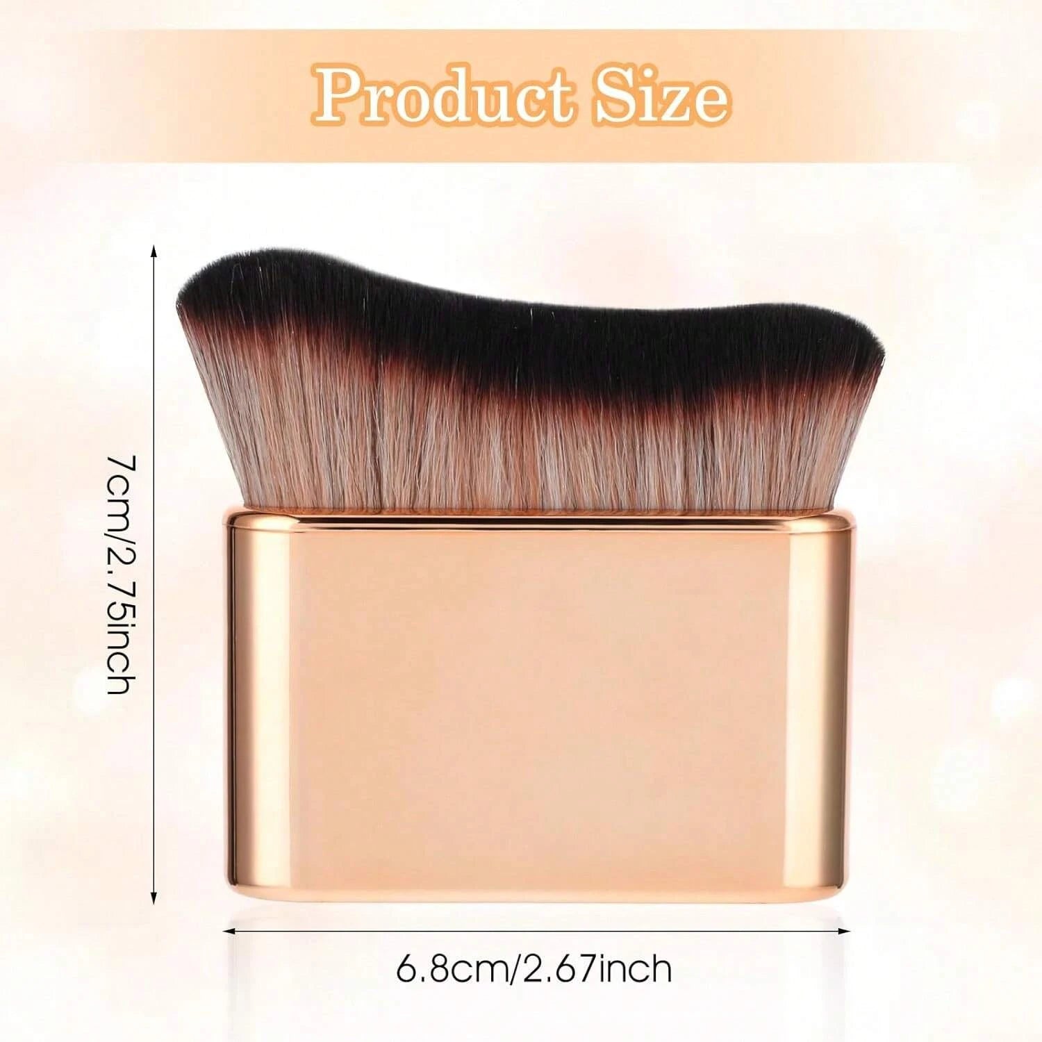 1PC Self Tan Brush Soft Body Makeup Brush Portable Self Tanning Brush Self Tanner Face Brush For Body & Leg Makeup