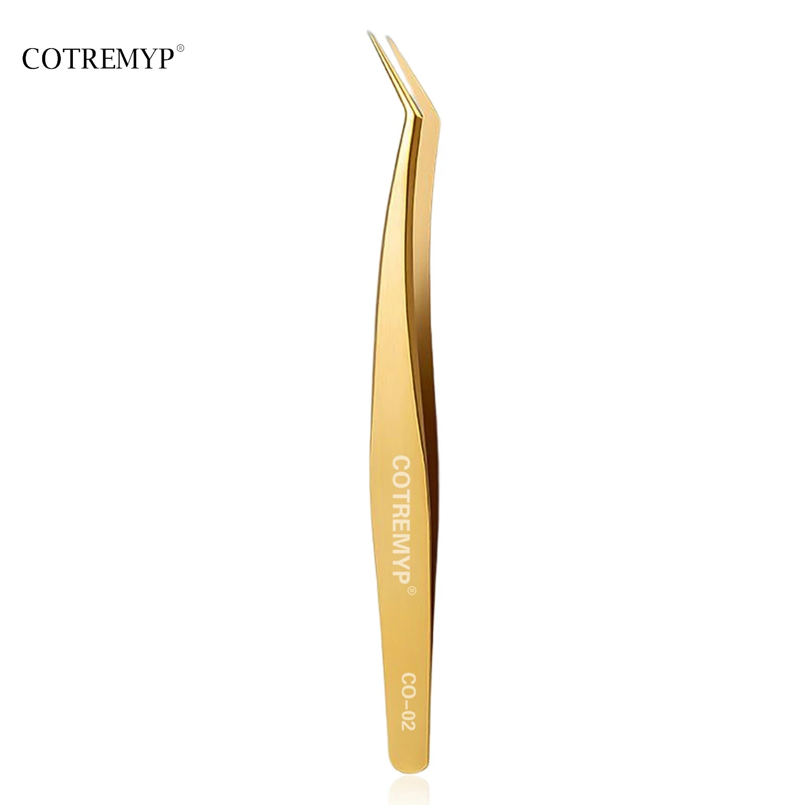 Precision Tweezers For Lashes  DIY Eyelash Extension Applicator Tools Stainless Steel Hair Removal tweezer professional makeup
