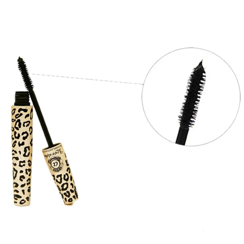 1 set = 2 pcs High Quality Love Alpha 3D FIBER LASHES Mascara Rimel Makeup set maquiagem Wild Leopard waterproof double Mascara