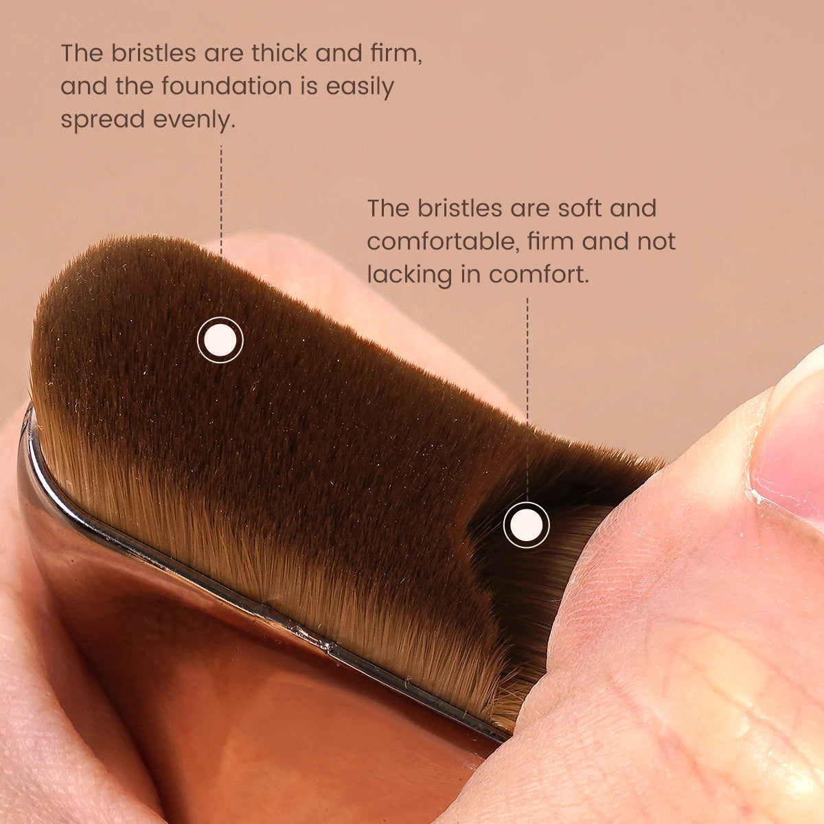 MAANGE Professional Foundation Makeup Brushes Soft Dense Hair for Blending Liquid, Cream Flawless Powder Makeup Beauty Tools