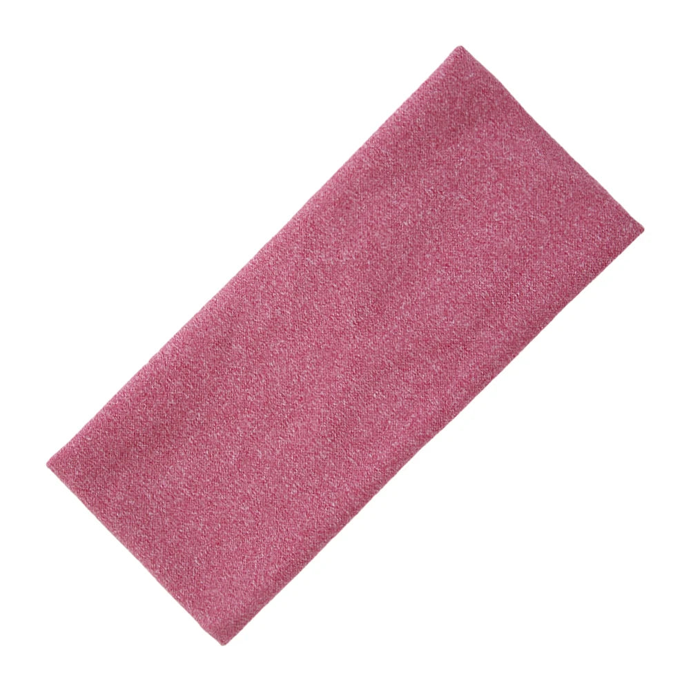 Autumn Winter Solid Color Baby Headbands Woman Girls Soft Elastic Yoga Hairbands Bandanas Kids Classic Thick Hair Accessories