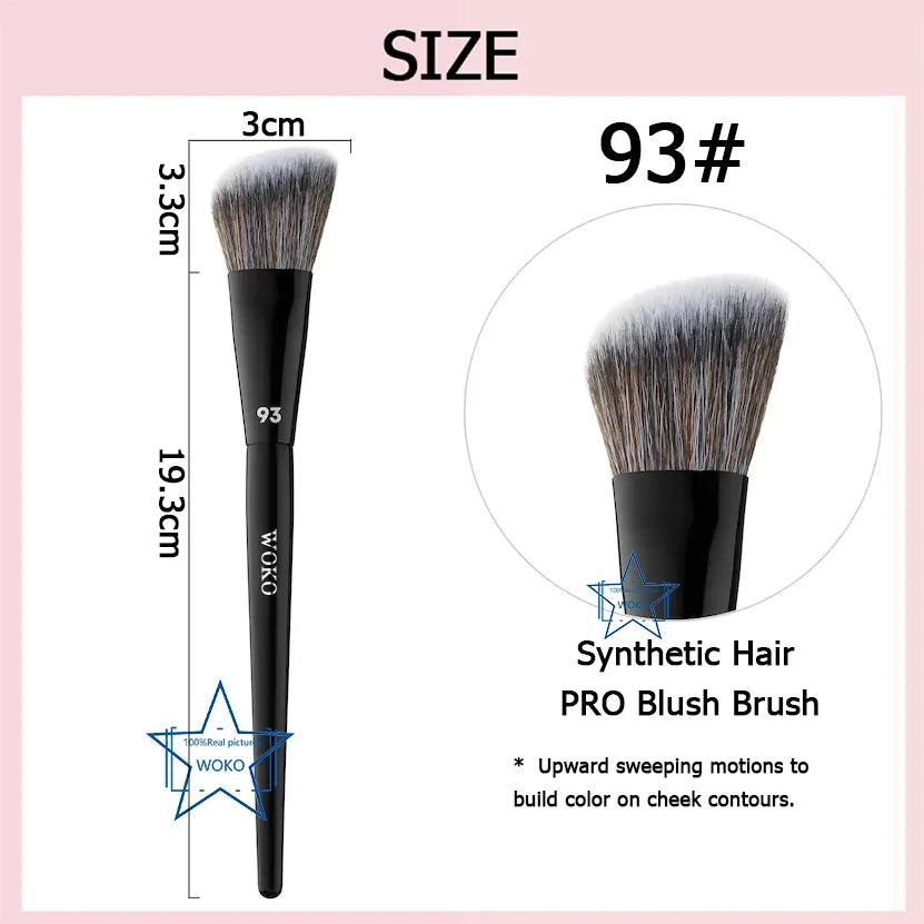 70 Pro Big Foundation Brush Cream Foundation Makeup Brush Chubby Professional Synthetic Hair Face Contour Foundation Makeup Tool