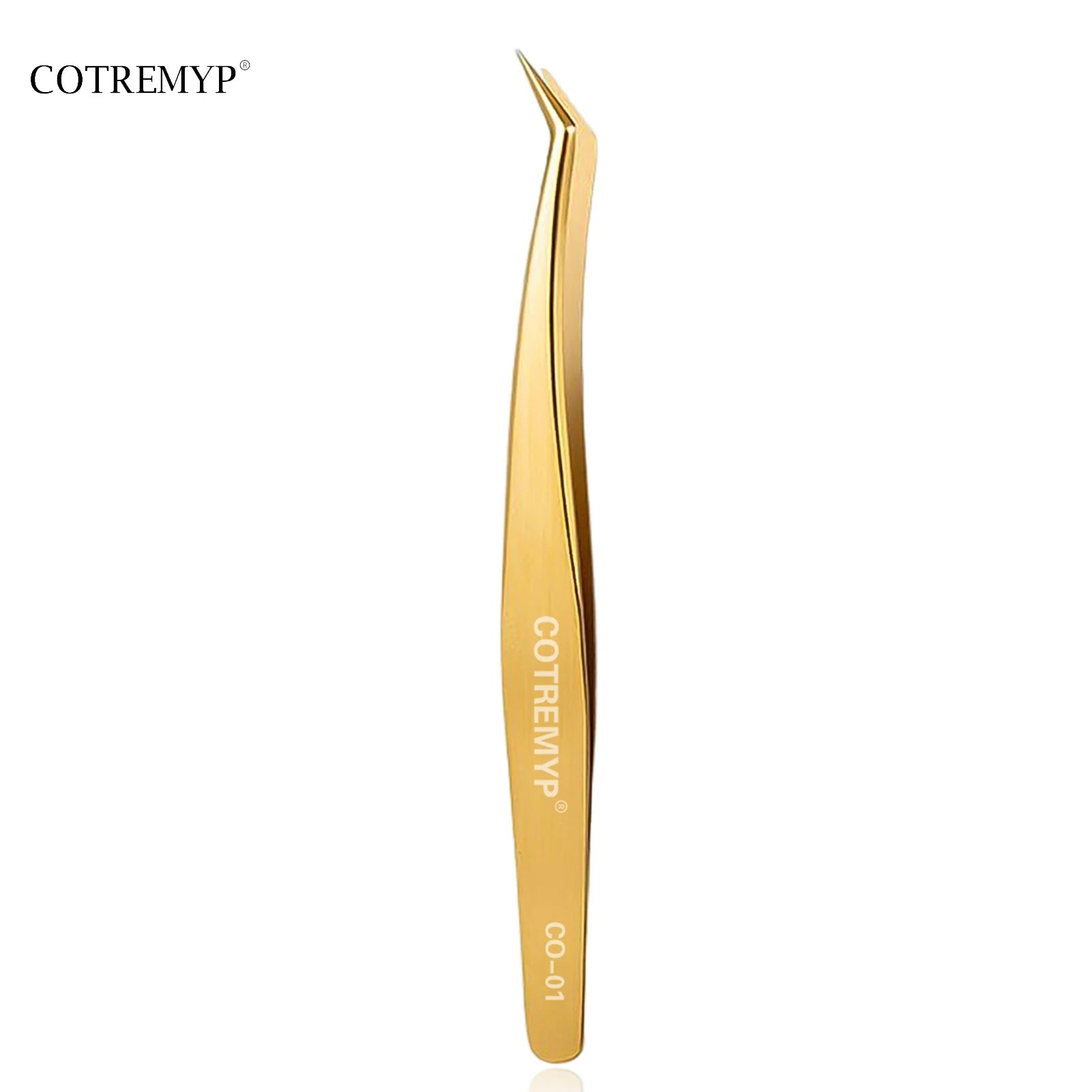 Precision Tweezers For Lashes  DIY Eyelash Extension Applicator Tools Stainless Steel Hair Removal tweezer professional makeup