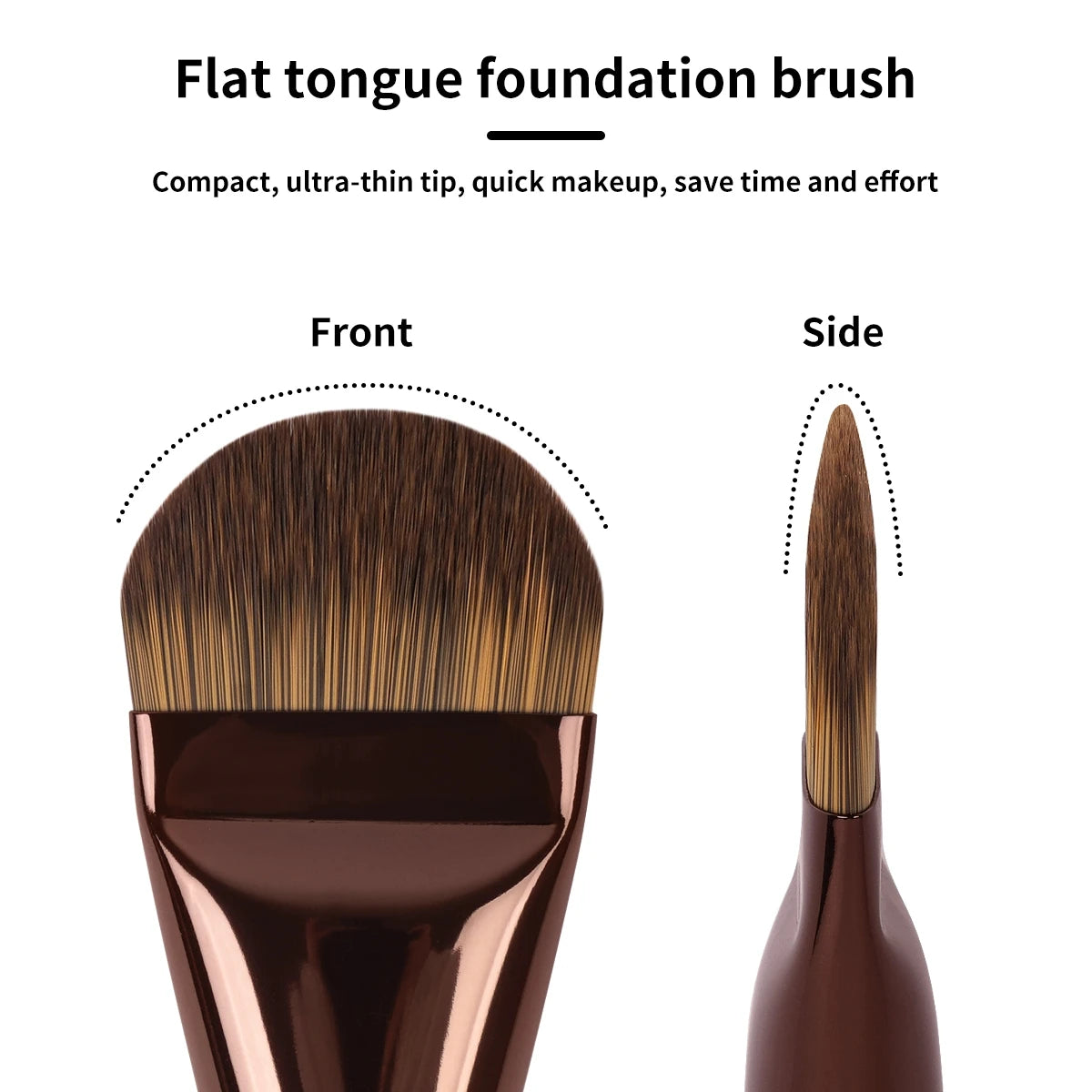 MAANGE Professional Foundation Makeup Brushes Soft Dense Hair for Blending Liquid, Cream Flawless Powder Makeup Beauty Tools
