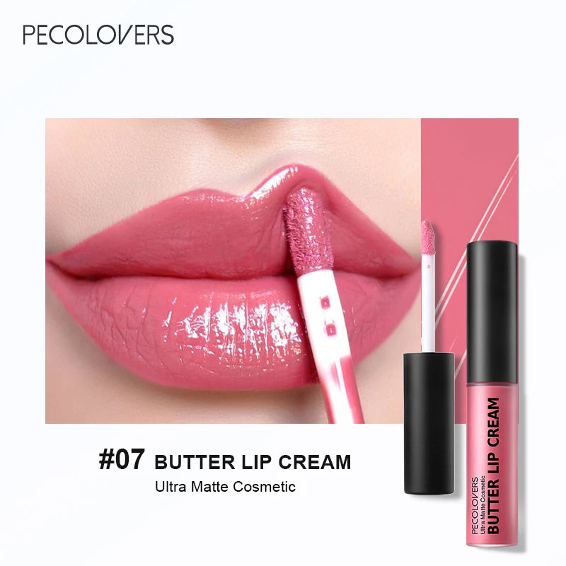 1PC Waterproof Liquid Lipstick 21 Color Vitamin E Makeup Sets Lip Glosses Lip Plumpers