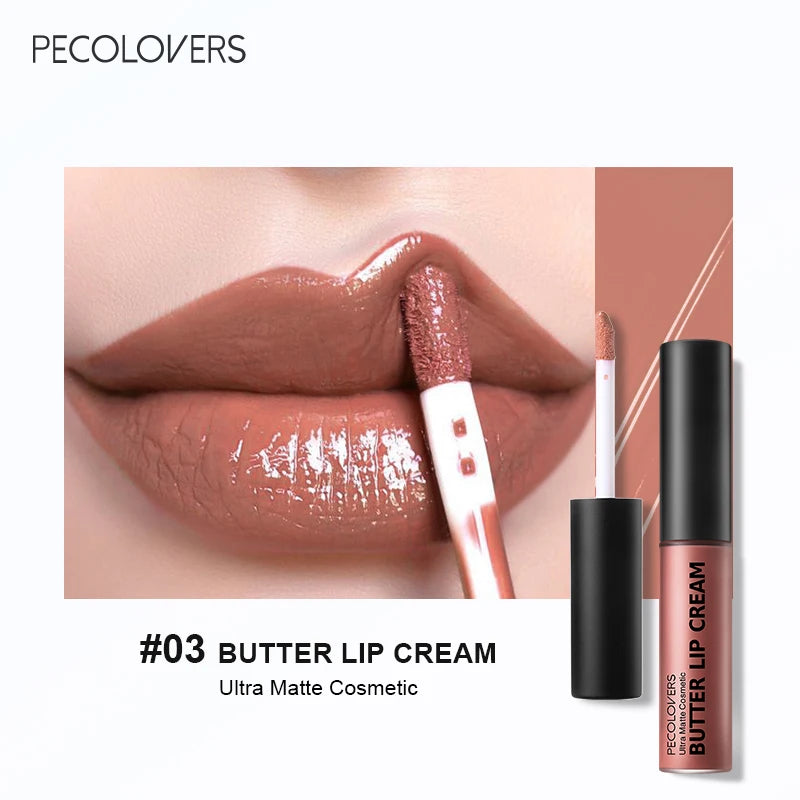 1PC Waterproof Liquid Lipstick 21 Color Vitamin E Makeup Sets Lip Glosses Lip Plumpers