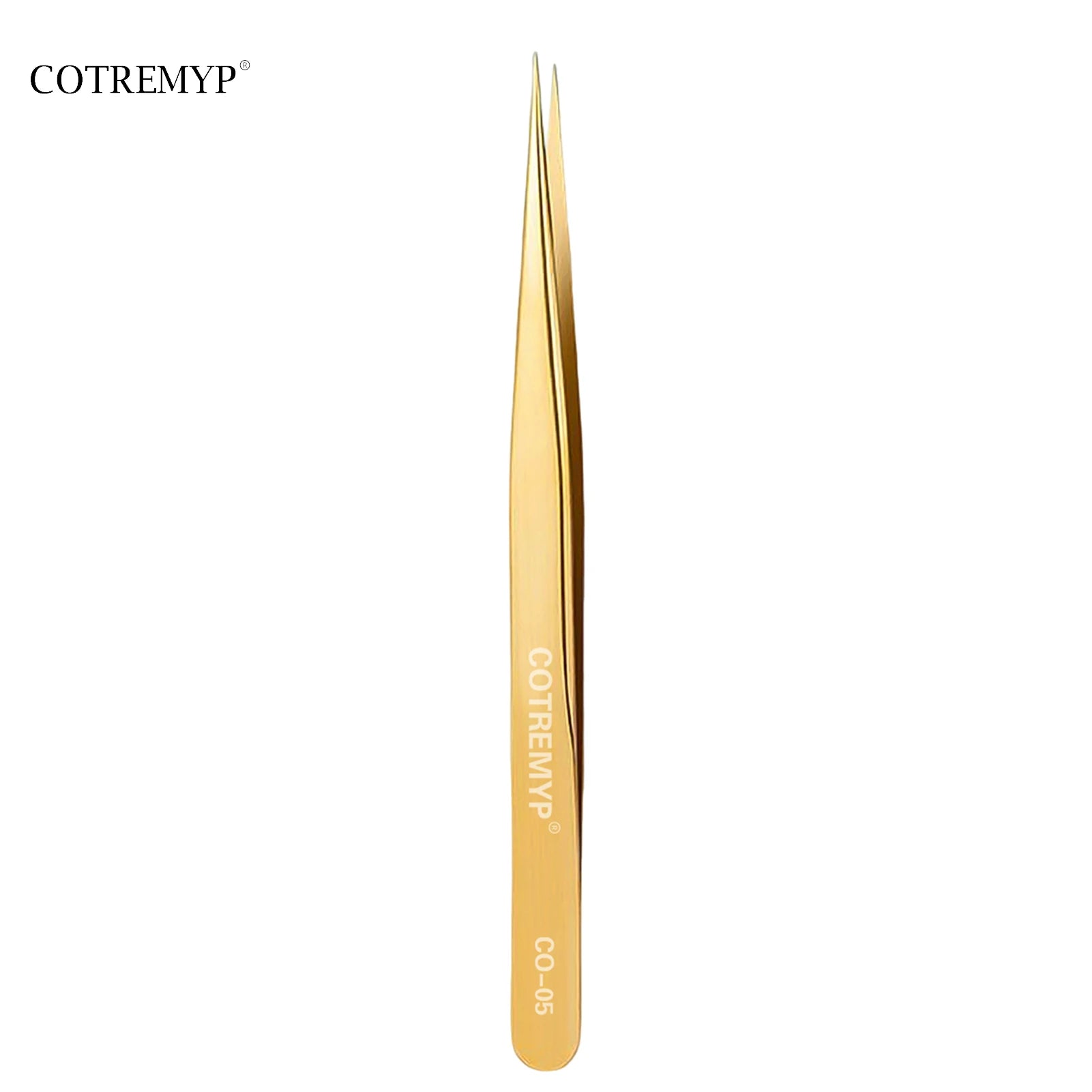 Precision Tweezers For Lashes  DIY Eyelash Extension Applicator Tools Stainless Steel Hair Removal tweezer professional makeup