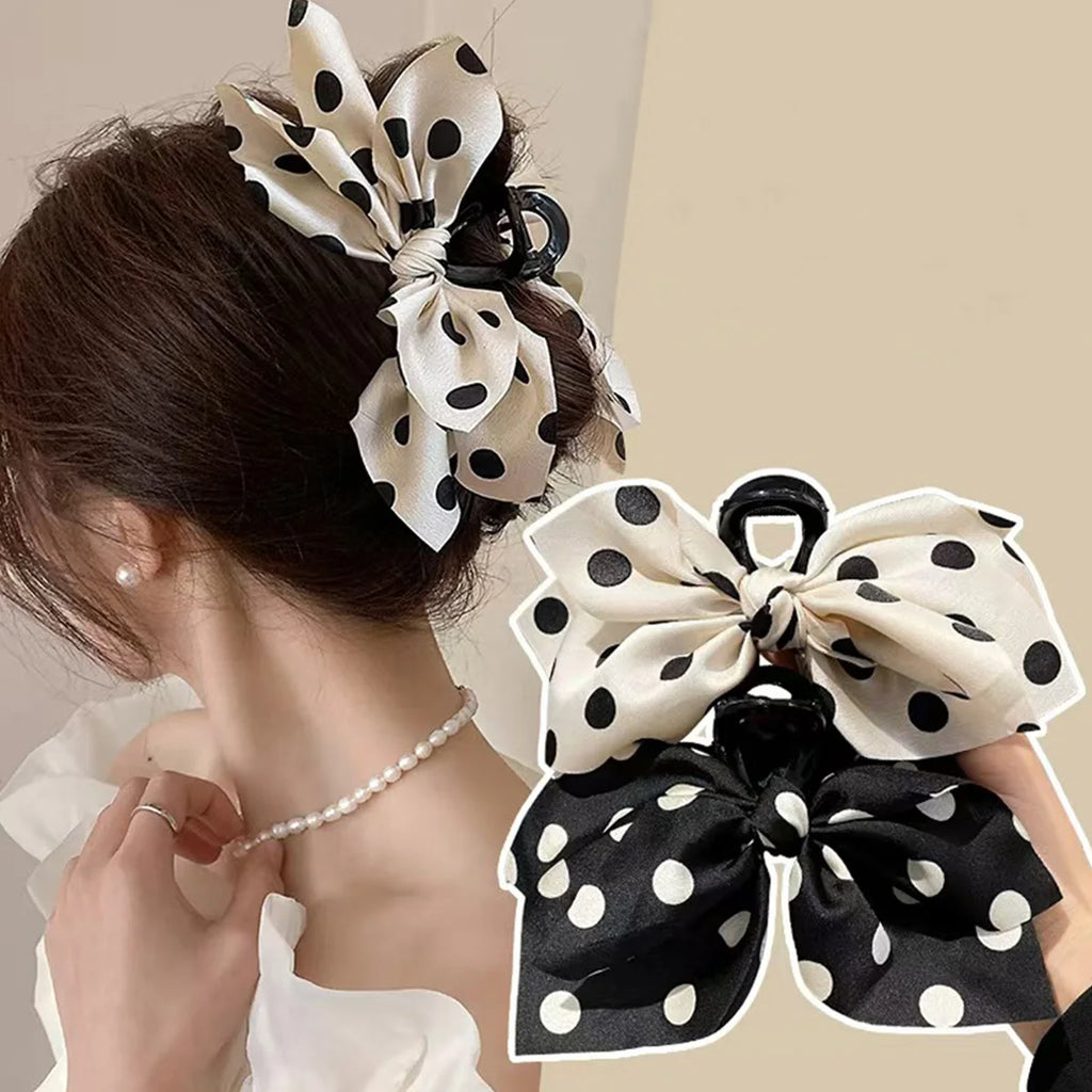 1pc new double-sided cashew flower love grabbing clip butterfly knot hair clip summer vacation shark clip fashion