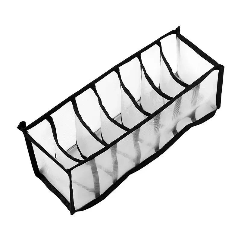 1pc Underwear Drawer Organizer Storage Box Foldable Closet Organizers Drawer Divider Storage Boxes For Underpants Socks Bra