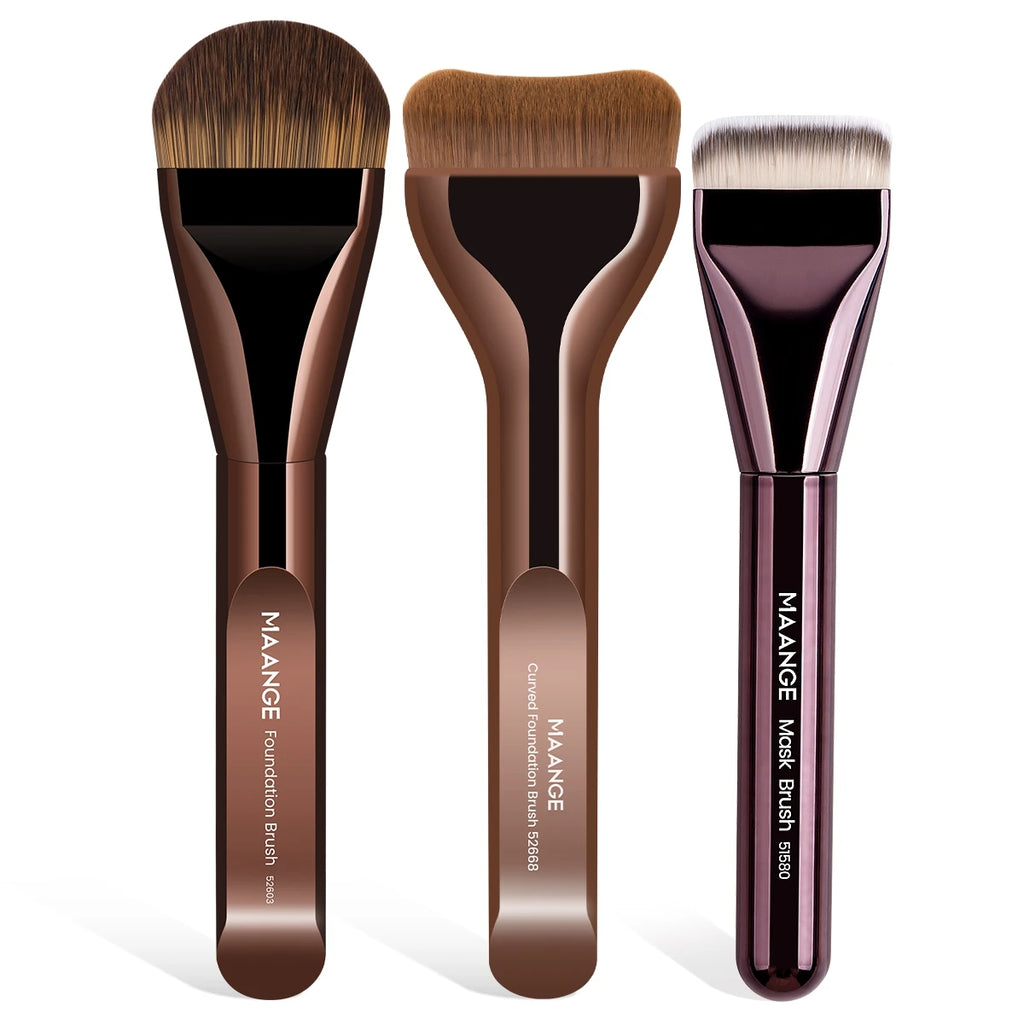 MAANGE Professional Foundation Makeup Brushes Soft Dense Hair for Blending Liquid, Cream Flawless Powder Makeup Beauty Tools
