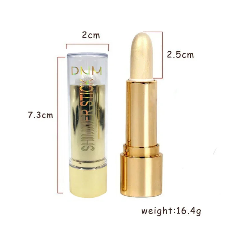 3 Colors Brighten Highlighter Bar Cosmetics Face Contour Bronzer Shimmer Highlighter Stick Concealer Cream Beauty Makeup Product