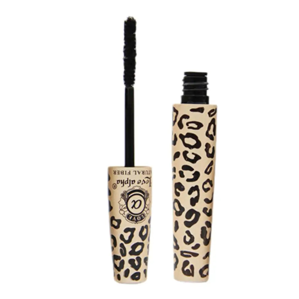 1 set = 2 pcs High Quality Love Alpha 3D FIBER LASHES Mascara Rimel Makeup set maquiagem Wild Leopard waterproof double Mascara