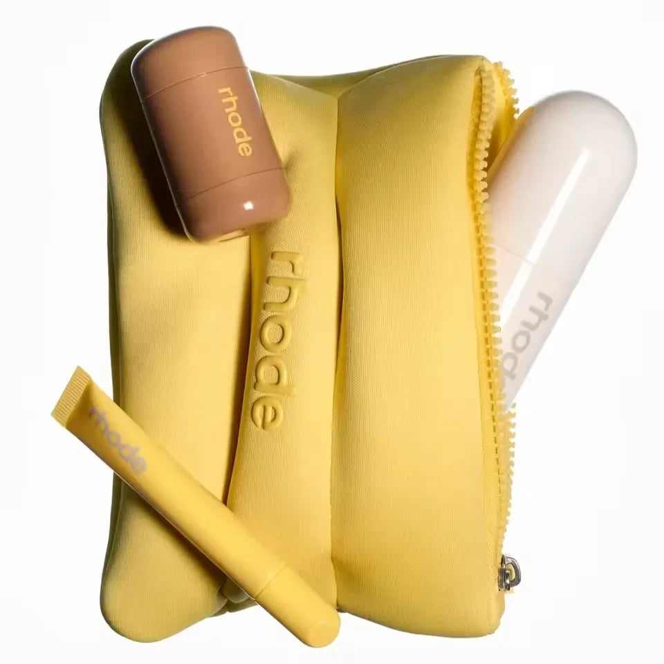 Luxury Brand Pocket Blush Cream Rouge Powder Blusher Advanced Cosmetic Bubble Bag Storage Pillow Zip Bag Lip Gloss Makeup Travel