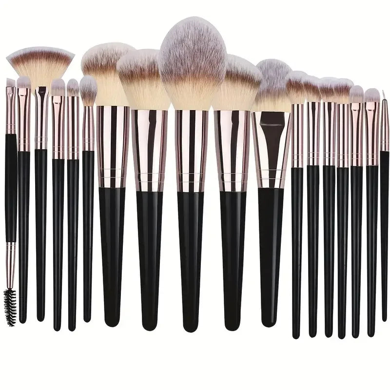 3-20PCS Makeup Brushes Set Soft Fluffy Eyeshadow Foundation Concealer Blending Blush Brush Kabuki Professional Women Beauty Tool